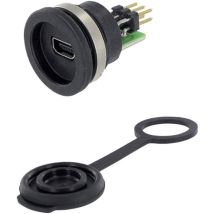 Usb 2.0 Buchse Mini-b Chassisbuchse, Einbau 1310-1010-01 M16 1310-1010-01 Encitech Inhalt: 1 St.