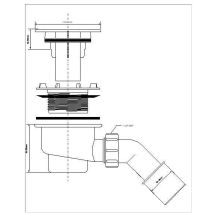 Siphon Mcalpine Hc27-cpn-pb Chrom 90 Mm Durchmesser