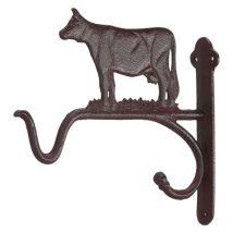 Elemento Decorativo Esschert-design Plant Hanger Hook Cow Ghisa 21.4x17.1 Cm