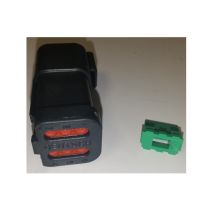 Conector De Clavija De 6 Vías Cat 102-8805 - Negro