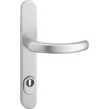 Juego de manillería de protección de puerta Kronos 2005/0045 – Acero inoxidable cepillado mate – 92 mm perforación