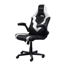 Trust Gxt 703w Riye Silla De Juego Negra Y Blanca Cómoda