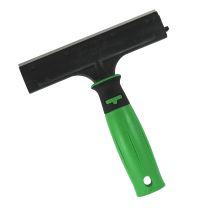 Rascador De Vidrio Unger Ergotec (ancho 15 Cm, Mango Ergonómico, Superficie De Raspado Extra Grande, Raspador De Ventanas, Cuchilla De Doble Cara, Con