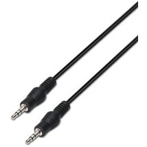 Aisens - Cavo Audio Stereo, Jack 3.5/m-jack 3.5/m, Nero, 10m