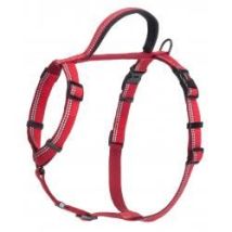 Halti – Walking Harness – Red – Small – Reflective 3M Strip – Five Points of Adjustment – Close Control Handle