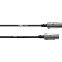 Câble De Liaison Midi [1x Xlr Mâle 5 Pôles - 1x Xlr Mâle 5 Pôles] Cordial Cfd 0,6 Aa Noir 0.60 M
