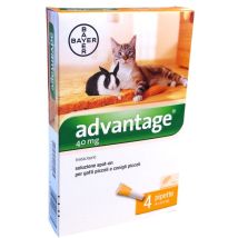 Advantage Spot-on 40mg Per Gatti E Conigli Piccoli