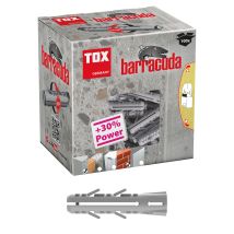 TOX Spreizdübel Barracuda 6x30 mm – 100 Stück – 100% Nylon – Haltewerte bis zu 30% höher – Für Innen- und Außenanwendungen