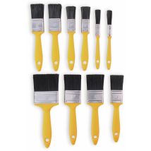 Herramienta Del Pintor Kinzo Flat Brushes Pelo Sintético Ergonómico