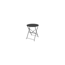 Mesa Bistrot Plegable Mérida Ø60cm En Acero Grafito