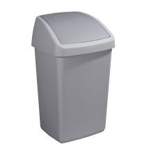 Schwingdeckeleimer Delta 50 L, Grau Mülleimer & Abfallbeutel - Sunware
