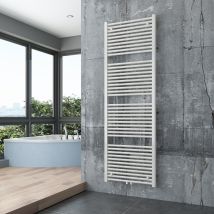 Bernstein - Radiateur Sèche-serviettes Design De Salle De Bain En Laiton - Blanc - R18w - Connexion Et Dimensions Au Choix1800x600mm, Mit 