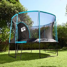 Tp Toys - Trampolin Genius 14 Inkl. Sicherheitsnetz Schwarz/blau 427x427x269 Cm