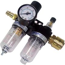 Filterregler 1/4 Luftdruckregler, Wasser-öl-abscheider, Luftdruckregler Für Kompressor Und Druckluftwerkzeuge, Ouylaf