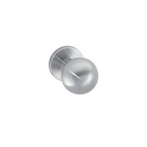 Manilla de puerta giratoria IN00091G – Acabado en inox – Ø50 mm – JNF