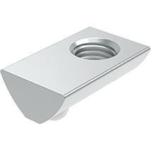 Fath Nutensteine M5 Einschwenkbar Passend Zu Item Profil 40x40 Nut 8 - Nutenstein Mit Federkugel, Stahl Verzinkt - 10 Stück