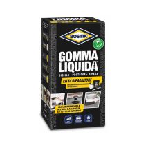 Bostik – Kit de reparación de goma líquida 750 ml – Banda reforzante 10 cm x 2,5 m – Brocha – Palillo de madera – Esponja abrasiva