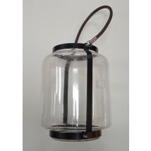 Lanterna Piccola in Vetro Chiaro – Diametro 20cm – Altezza 24cm – Unopiù