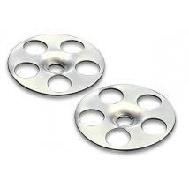Jackon Verzinkte Unterlegscheiben Durchmesser 36 Mm, Gelocht, 1 Karton Mit 10 Blistern, (20 Unterlegscheiben Pro Blister) (4501711)