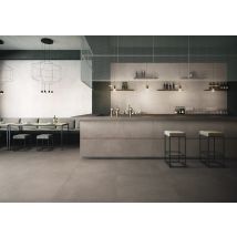 Imola - Carrelage Intérieur Effet Béton Azuma 90x90 G (1,62m2) Rectifié - Les Carreaux De Jean
