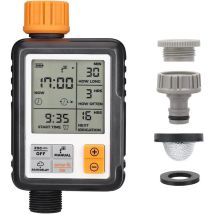 Johgee Automatic Watering Timer, Drip Irrigation Controller, Waterproof And Outdoor Use, Multiple Modes, 3" Lcd Screen, Irrigation For Garden, Farm, 