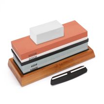 Geevorks - Decdeal 400/1000 3000/8000 Grit Premium Whetstone Schnittschärfen Stein Set Sharpenernon Slip Basis Cutter Cutter Spitzer