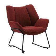Wahson Office Chairs - Wahson Poltrone Relax, Sedia Da Salotto Moderno Con Gambe In Metallo Poltroncine Salotti In Tessuto Di Lino Poltroncina Con 
