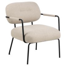 Hellin – Dillon Sessel mit Armlehnen beige – 11-0000099693 – 45 cm – Hochwertige Materialien – Stilvoll und funktional