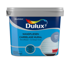 Dulux Fresh Up Wandfliesenfarbe Satin, Frische Farbe Für Ihr Bad, Denim Blue, 750 Ml