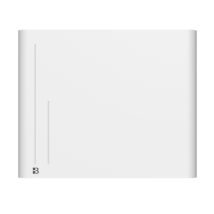 Elektrischer Festkörper-heizkörper Mit Keramikinertie 1000w Bestherm Alba Horizontal Weiß (ohne Stecker)