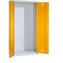 Armario ecológico 1800 mm – chapa de acero galvanizado – 2 puertas – color gris RAL 7035 y amarillo RAL 1028
