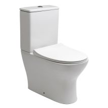 Inodoro Eur990sn De Montaje Empotrado Con Asiento Delgado Y Tapa Amortiguada, Alimentación