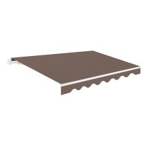 Toile De Rechange Pour Store 2,5x2 M Polyester Taupe