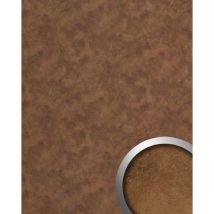 Pannello Murale Aspetto Metallico Wallface 26523 Oxidized Copper Ar Rivestimento Murale Liscio Stile Vintage Lucido Autoadesivo Resistente 