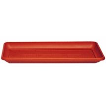 Bandeja para maceta Maxi Giglio – Plástico antichoque – Terracota – 100 x 43 cm