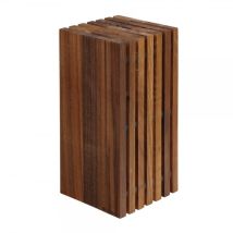 Ceppo Di Coltelli Da Cucina Zassenhaus In Noce 13 X 13 X 27 Cm