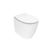 Inodoro De Suelo Para Instalación Adosada A Pared En Blanco Mate Con Una Profundidad De 52 Cm Ercos Kite Bckteovaso Blanco Mate