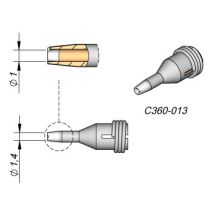 Mikro-Lötkolbenspitze 1mm – Kompatibel mit JBC DS360 – Präzises Löten in engen Bereichen