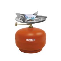 Fogón De Camping Destroyer Para Botella Naranja Ø23 X 7cm