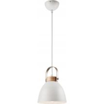 Lamkur Lighting - Lamkur Danielle Lámparas De Techo Colgantes De Cúpula De Acero Blancas, 1x E27