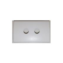 Arnould – 65442 – Tapacubos doble HP blanco – Bisel HP doble – Color: Blanco