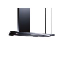 Baraldi - Campana Elea Isola Cm. 176x60 Chimenea Izquierda - Negra - 900 M3/h