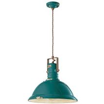 Pendelleuchte INDUSTRIE C1690 – Antike Keramiklampe – 36 cm Höhe – 40 cm Durchmesser – Vintage Stil – IP20