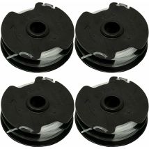Parkside - Set Of 4 Replacement Spools For Prta 20-li C3 Cordless Brush Cutter Ian351753