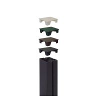 Tapa Para Cubrir Poste 6 X 6 X H. 2,1 Cm Tap Alupost Verde Nortene