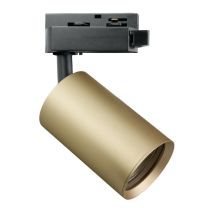 Spot Sur Rail Orientable Gu10 10w Doré X-line Mono Dpm