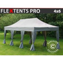 Pop Up Gazebo Flextents Pop Up Canopy Folding Tent Pro 4x6 M