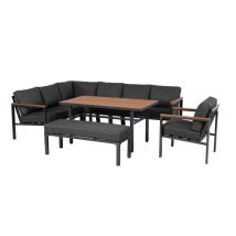 Gardissimo Alu Garten Ecklounge / Sitzgruppe "norento"