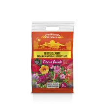 Concime organico naturale – Fertilizzante azotato pellettato – 5 kg – Agricoltura biologica – Euroterriflora