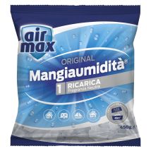 Air Max – Ricarica Assorbiumidità Sali Neutri 450g – Ideale per Ambienti Chiusi – Prevenzione Muffa e Cattivi Odori